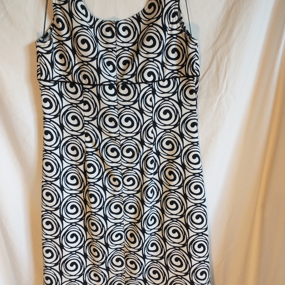 London Times 2 piece black and white dress size 8 - Picture 6 of 10